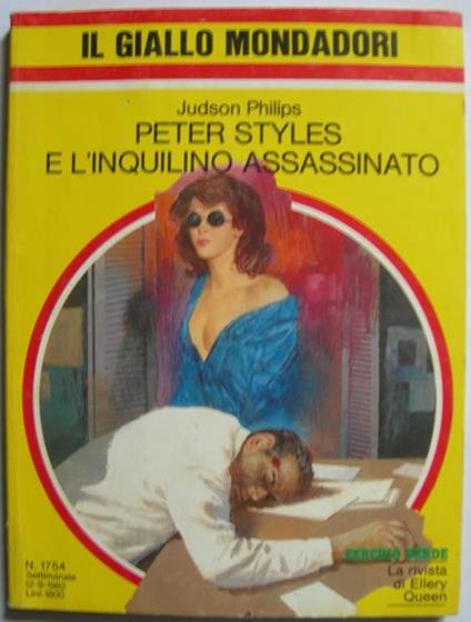 Peter Styles e l'inquilino assassinato - Judson Philips - copertina