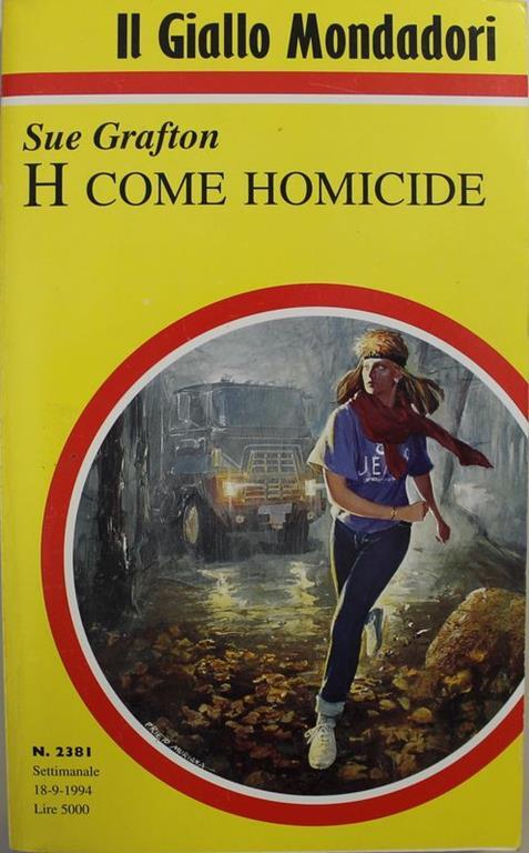 H come homicide - Sue Grafton - copertina