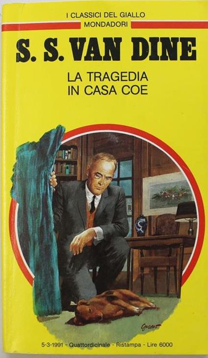 La tragedia in casa Coe - S. S. Van Dine - copertina