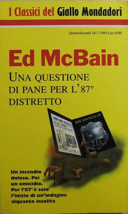 Una questione di pane per l'87° distretto - Ed McBain - copertina