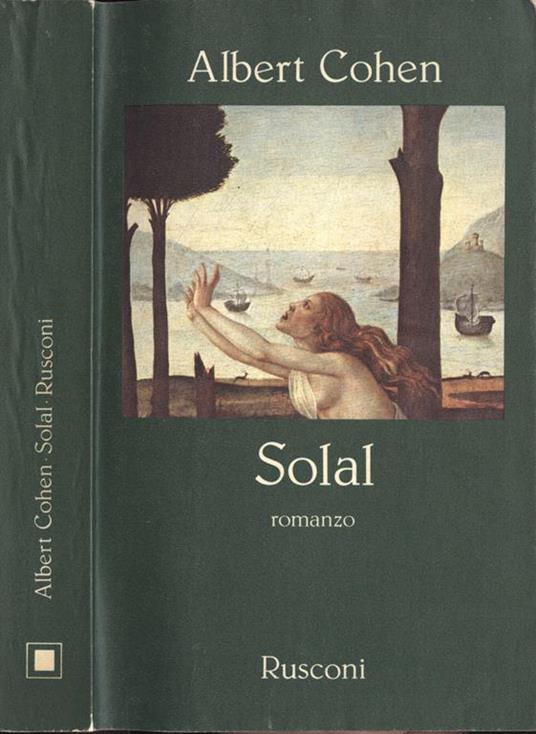 Solal - Albert Cohen - copertina