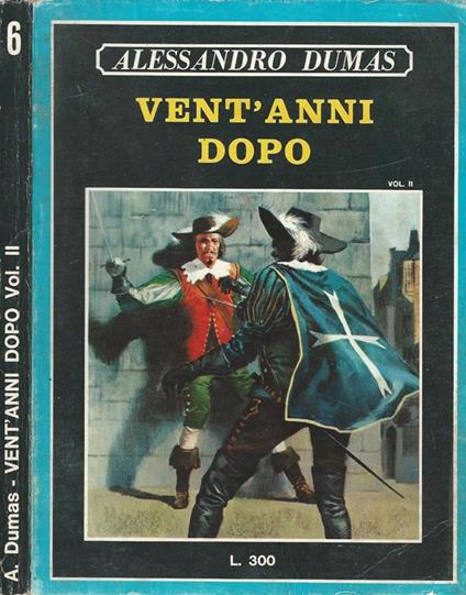 Vent'Anni Dopo - Alexandre Dumas - copertina