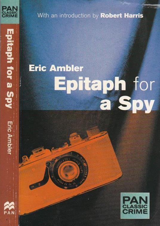 Epitaph for a spy - Eric Ambler - copertina