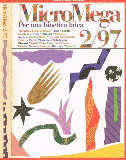 Micro Mega 2, 1997. Per Una Bioetica Laica - copertina