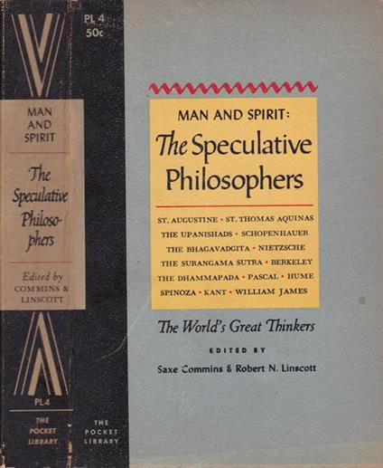 Man and spirit: the speculative philosophers - copertina