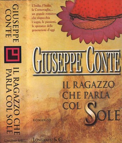 Il ragazzo che parla col sole - Giuseppe Conte - copertina