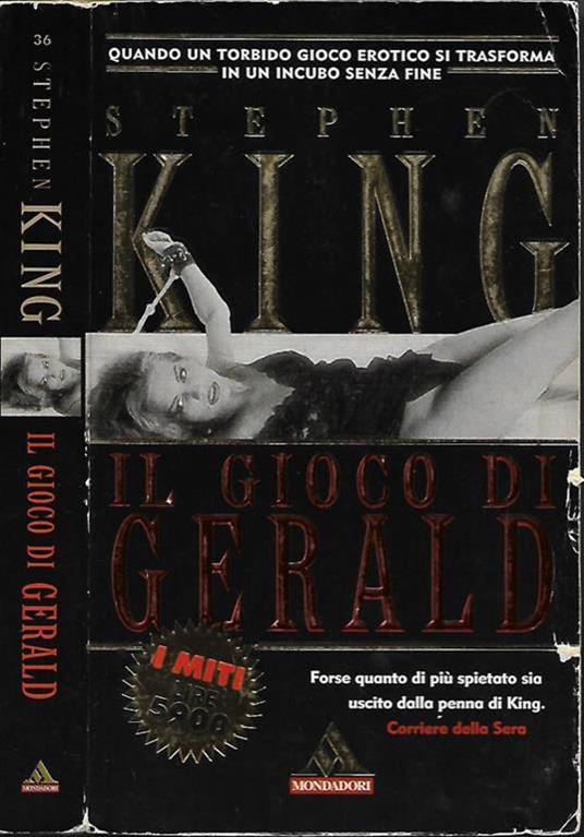 Il gioco di Gerald - Stephen King - copertina