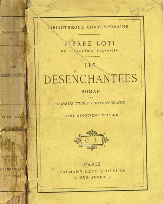 Les Desenchantees - Pierre Loti - copertina
