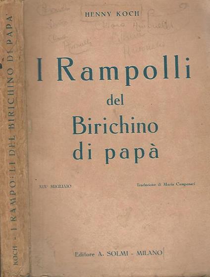 I Rampolli del Birichino di papà - Henny Koch - copertina