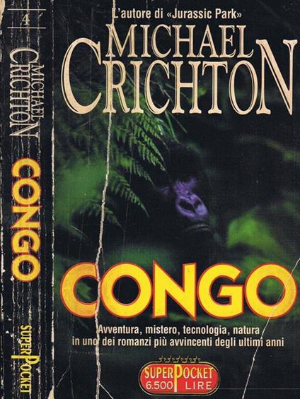 Congo - Michael Crichton - copertina