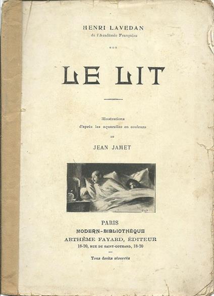 Le Lit - Henri Lavedan - copertina