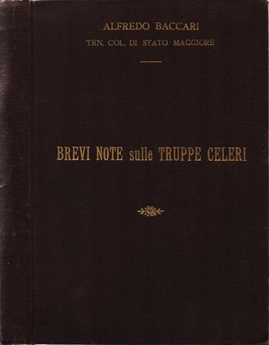 Brevi Note sulle Truppe Celeri - copertina