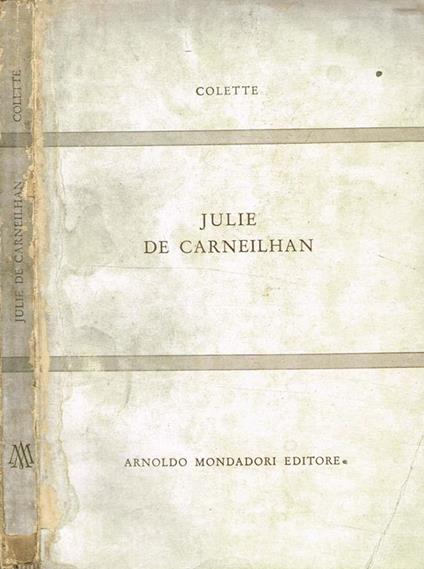 Julie De Carneilhan - Colette - copertina