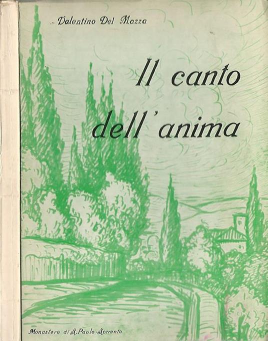 Il canto dell'anima - Valentino Del Mazza - copertina