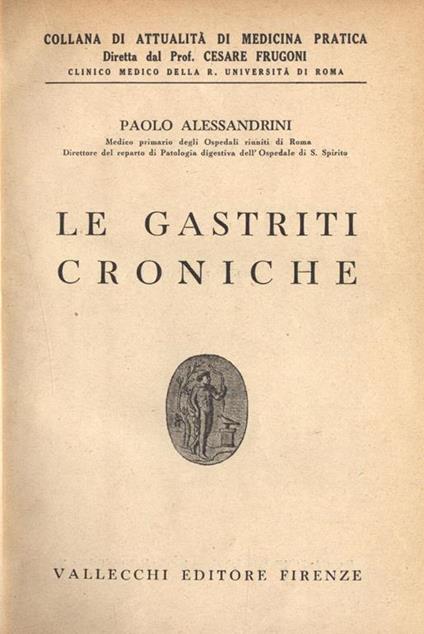 Le gastriti croniche - copertina