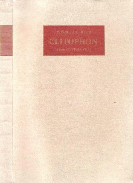 Clitophon. Tragi-comèdie - copertina