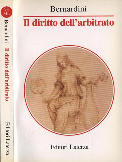 Il diritto dell'arbitrato - Piero Bernardini - copertina