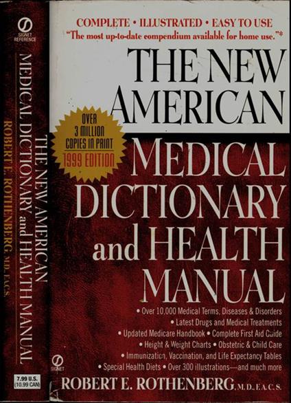 The new American Medical Dictionary and Health Manual. Newly revised and enlarged - Robert E. Rothenberg - copertina