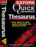 The Oxford Quick Reference Thesaurus