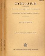 Gymnasium. Zeitschrift Fur Kultur Der Antike Und Humanistische Bildung. Band 73 Heft 1/2, 3/4. Tagung Des D.A.V. In Monster I.W.1965