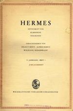 Hermes Zeitschrift Klassische Philologie 75 Jahrgang Heft I. Jubilaumsheft