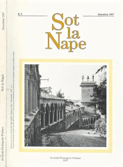 Sot la Nape N. 3. Trimestrale con gli atti della Società - copertina