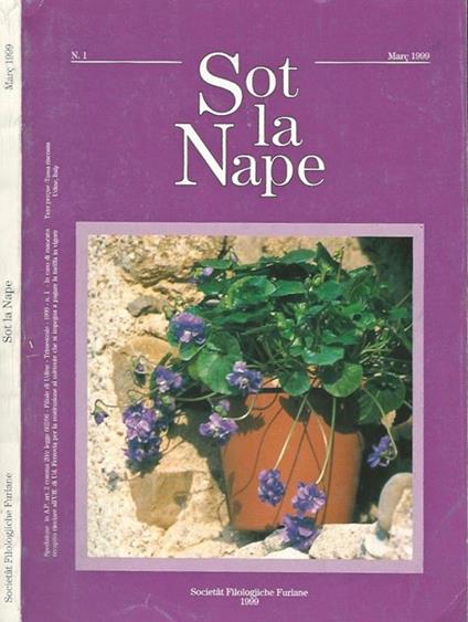 Sot la Nape N. 1. Trimestrale con gli atti della Società - copertina