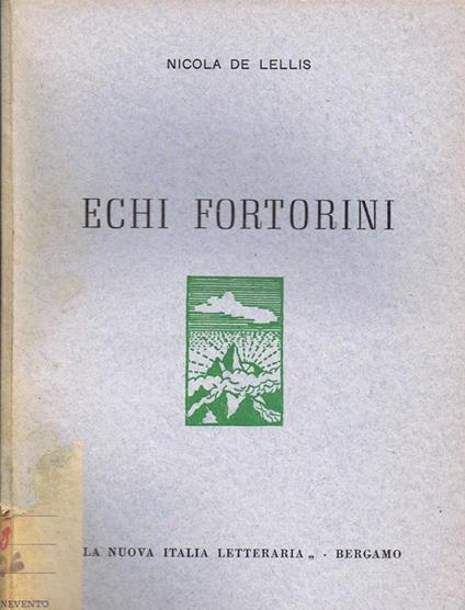 Echi Fortorini - Nicola De Lellis - copertina