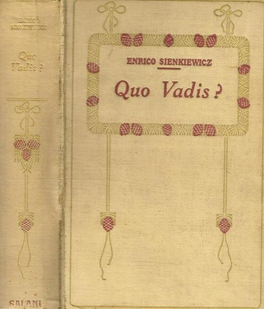 Quo Vadis? - Henryk Sienkiewicz - copertina