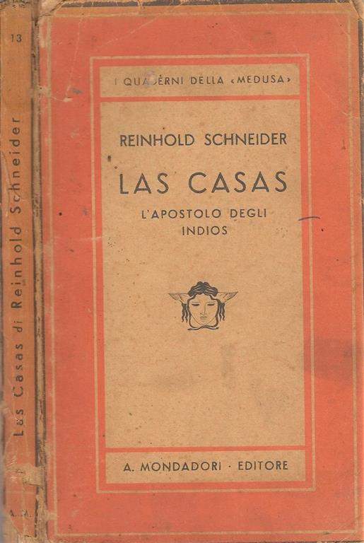 Las Casas L'Apostolo degli Indios - Reinhold Schneider - copertina