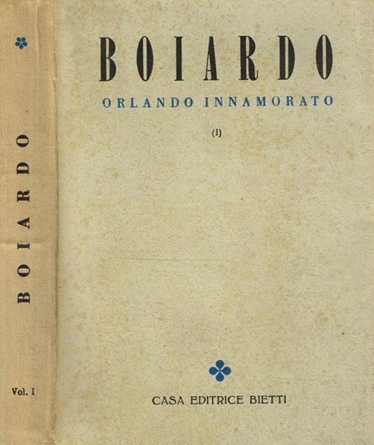 L' Orlano Innamorato Vol.I - Matteo M. Boiardo - copertina