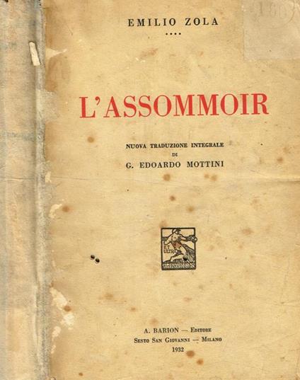 L' Assommoir - Émile Zola - copertina