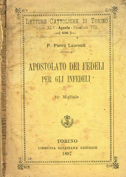 Apostolato Dei Fedeli Per Gli Infedeli - copertina