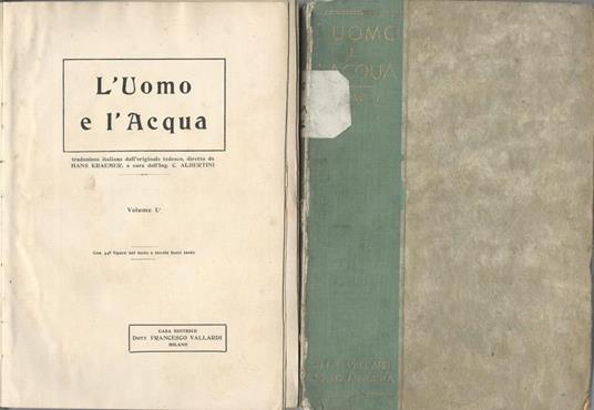 L' Uomo E L'Acqua - copertina