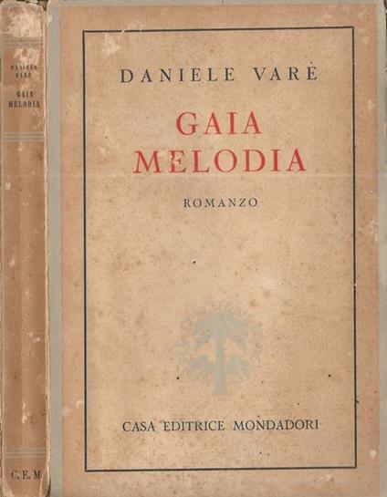 Gaia melodia - Daniele Varè - copertina