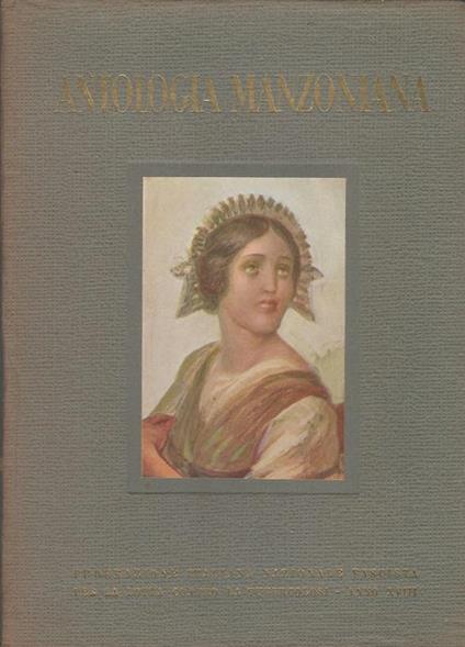 Antologia manzoniana - Alessandro Manzoni - copertina