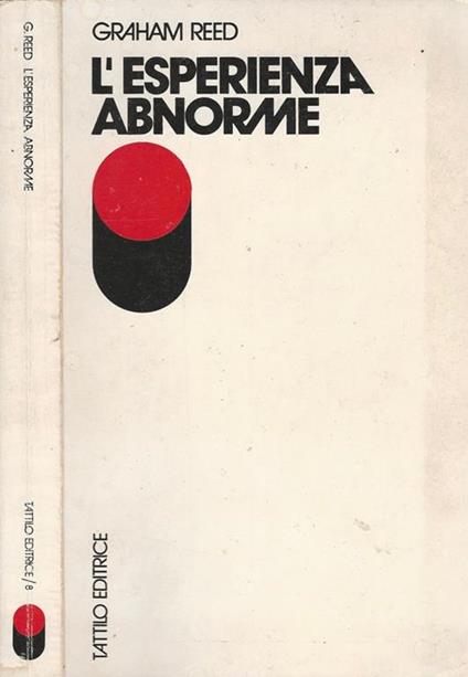 L' esperienza abnorme - Graham Reed - copertina