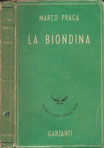 La biondina - Marco Praga - copertina