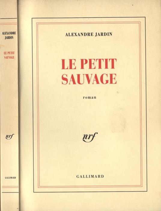 Le petit sauvage - Ale Jardin - copertina