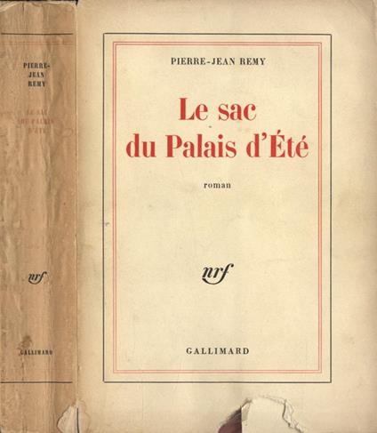 Le sac du Palais d' Etè - copertina