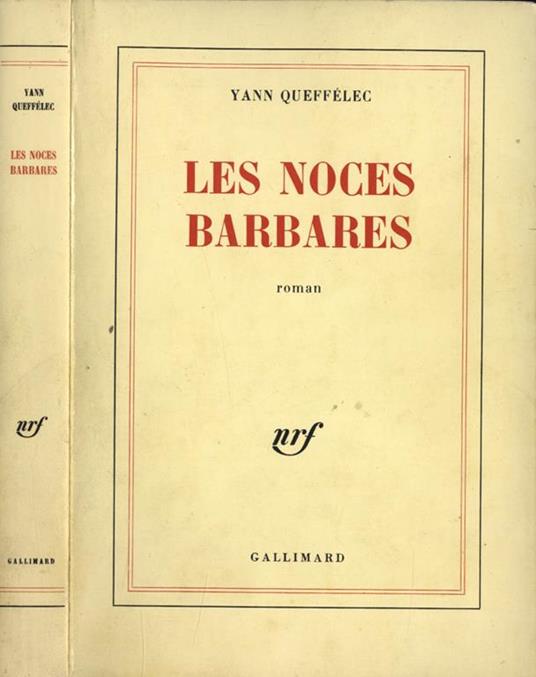 Les noces barbares - copertina