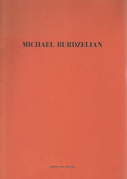 Michael Burdzelian - copertina