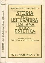 Storia Della Letteratura Italiana E Della Estetica Dal Boccaccio All'Alfieri