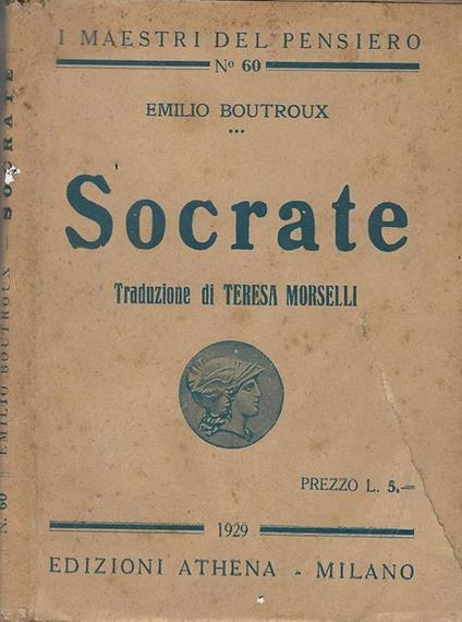 Socrate - Emile Boutroux - copertina