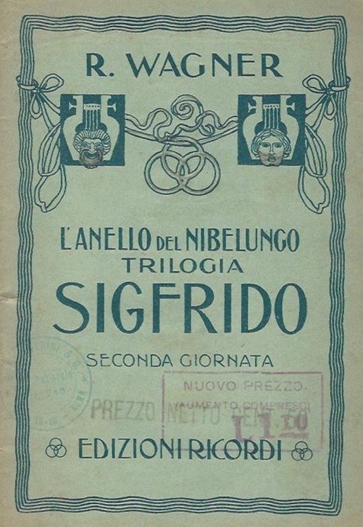 Sigfrido - Richard Wagner - copertina