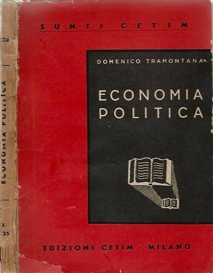 Economia Politica - Domenico Tramontana - copertina