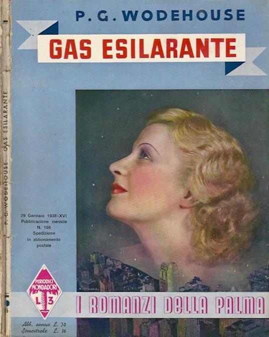 Gas Esilarante - Pelham G. Wodehouse - copertina