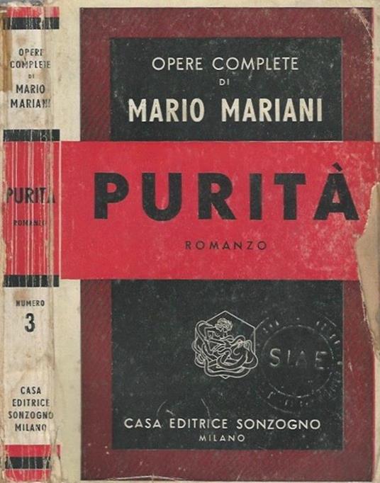 Purita - Mario Mariani - copertina