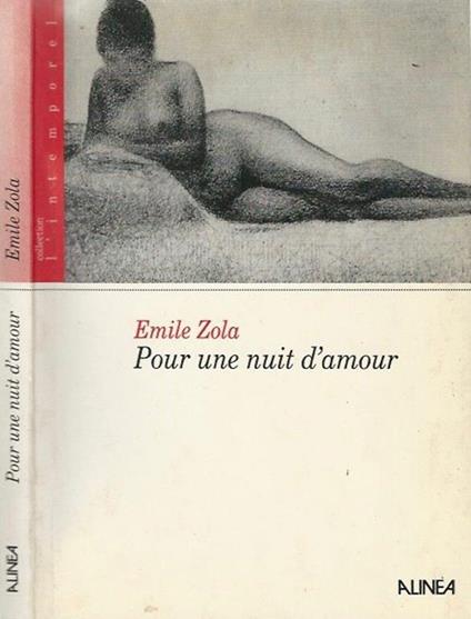 Pour une nuit d'amour - Émile Zola - copertina