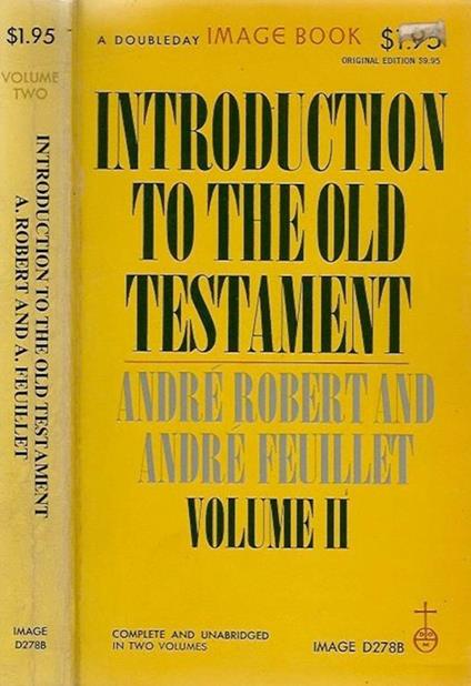 Introduction to the Old Testament Vol. II - copertina